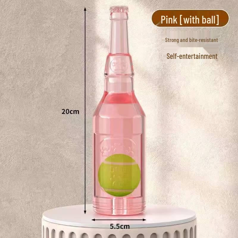 Squeaky Wine Bottle Dog Toy: Educational, Durable, Chewable Teething Ball for Self-Entertainment. Ideal for Puppies and Corgis.
Squeaky Wine Bottle Dog Toy: Educational, Durable, Chewable Teething Ball for Self-Entertainment. Ideal for Puppies and Corgis.