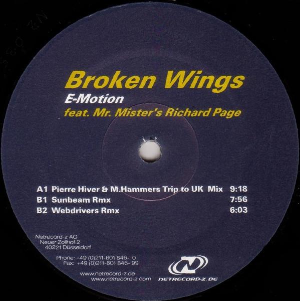 12inch Record E-MOTION, RICHARD PAGE - Broken Wings NZ035 Netrecord-Z 2001 Germany Dance & Electronica Used
12inch Record E-MOTION, RICHARD PAGE - Broken Wings NZ035 Netrecord-Z 2001 Germany Dance & Electronica Used
