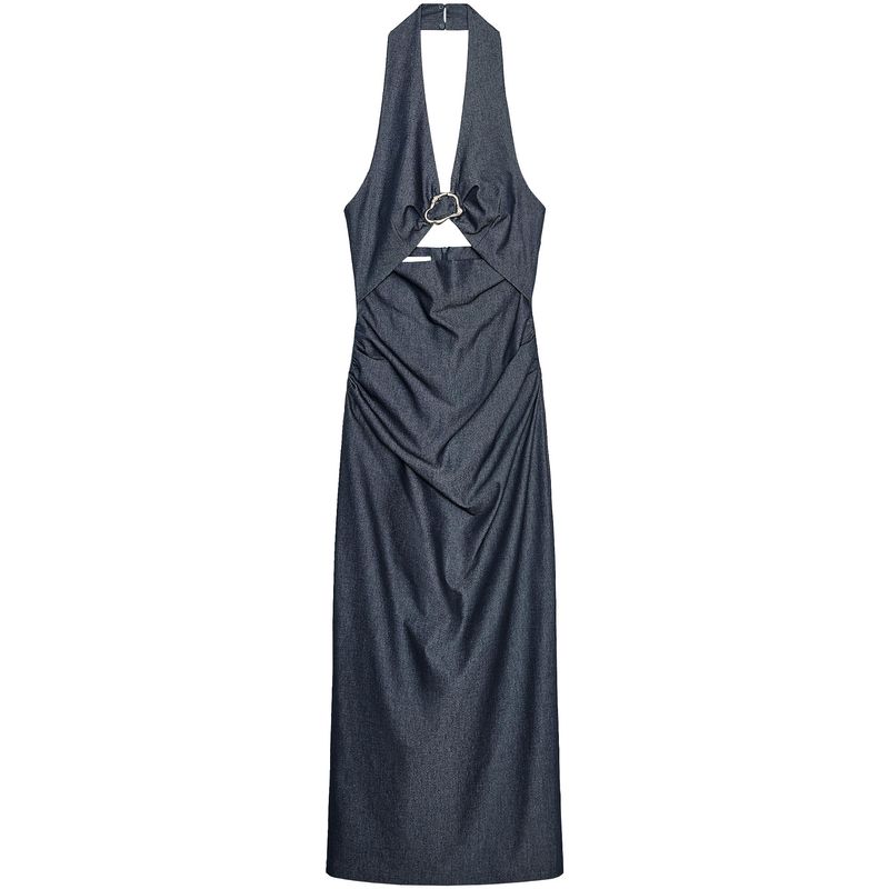 Zaprha 2025 New Arrival Seaside Sexy Opening Design Halterneck Midi Skirt Dress Waist Long 3564094 Indigo L
Zaprha 2025 New Arrival Seaside Sexy Opening Design Halterneck Midi Skirt Dress Waist Long 3564094 Indigo L