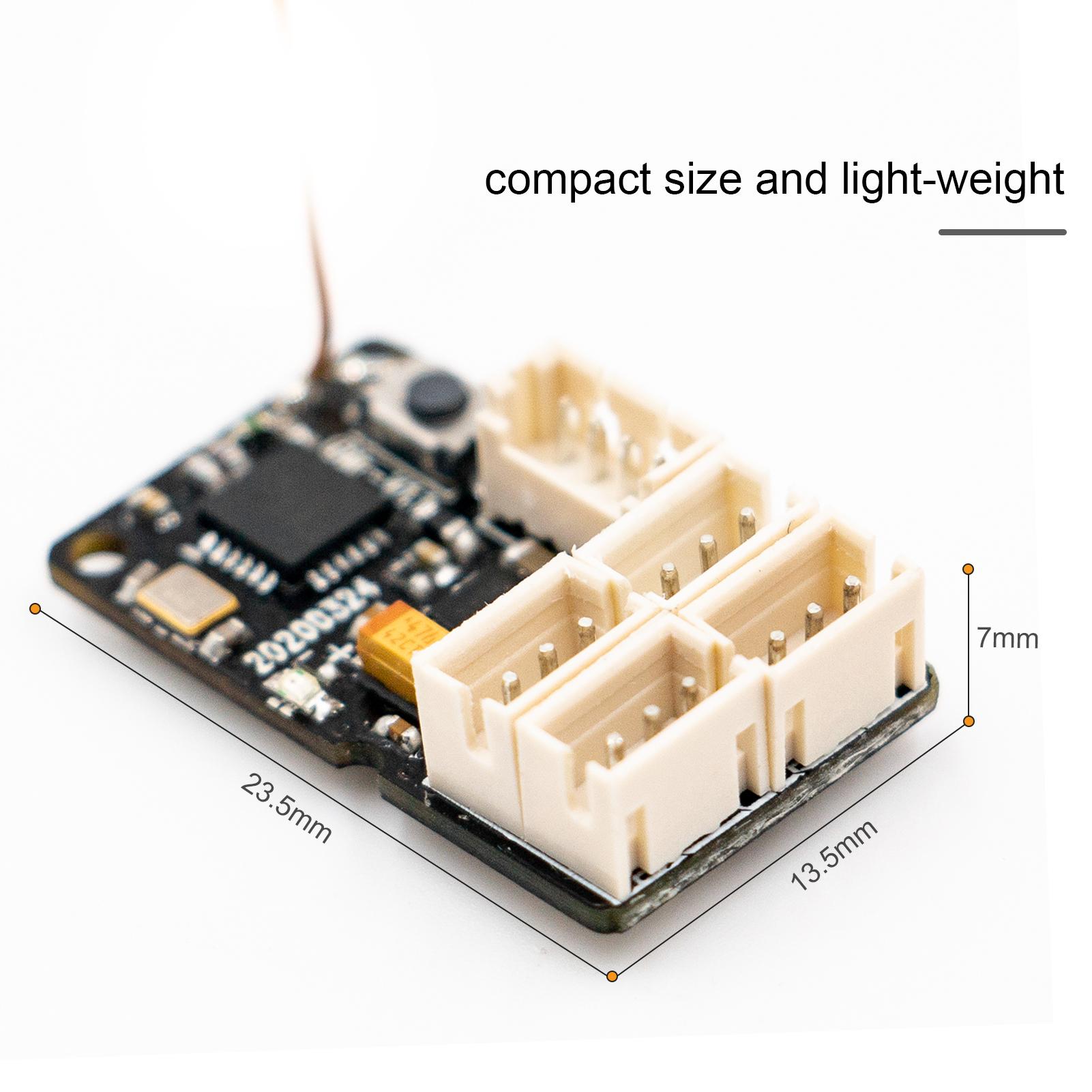 FLYSKY GMr 2.4GHz 4CH AFHDS3 Receiver PWM Output for RC Racing Vehicle Drifting Car Compatible with NB4CelsiusNB4 Lite Transmitters Replaceme
FLYSKY GMr 2.4GHz 4CH AFHDS3 Receiver PWM Output for RC Racing Vehicle Drifting Car Compatible with NB4CelsiusNB4 Lite Transmitters Replaceme
