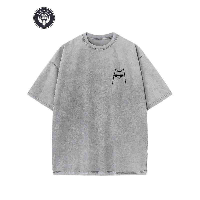 Heavyweight Pure Washed T-Shirt Featuring a Vintage Creative Pattern . This Drop Shoulder Men S Vintage Street T-Shirt Is a Basic Loose Hip-Hop Top 5XL сірий
Heavyweight Pure Washed T-Shirt Featuring a Vintage Creative Pattern . This Drop Shoulder Men S Vintage Street T-Shirt Is a Basic Loose Hip-Hop Top 5XL сірий