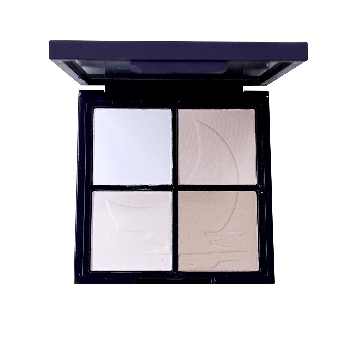 Four-Color Highlighter & Contour Palette: Matte Highlighter for Mid-Face, Under-Eye, and Inner Eye Corner - Uncle Magic s Signature Style.
Four-Color Highlighter & Contour Palette: Matte Highlighter for Mid-Face, Under-Eye, and Inner Eye Corner - Uncle Magic s Signature Style.