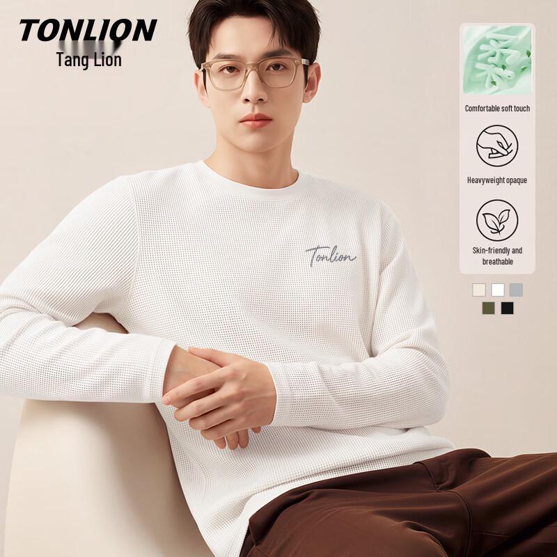 TonLion Men s Waffle Knit Long-Sleeve Tee XL
TonLion Men s Waffle Knit Long-Sleeve Tee XL