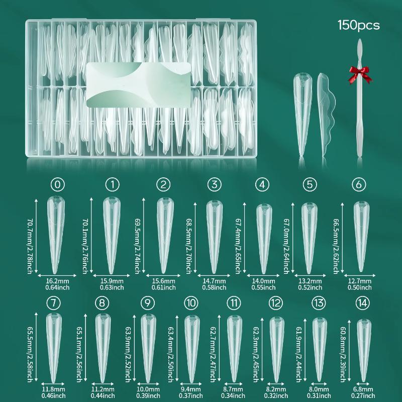 150Pcs Butterfly Shape Nail Dual Forms - Clear Acrylic Nail Tips with Positioning Lines, Professional Nail Extension Forms
150Pcs Butterfly Shape Nail Dual Forms - Clear Acrylic Nail Tips with Positioning Lines, Professional Nail Extension Forms