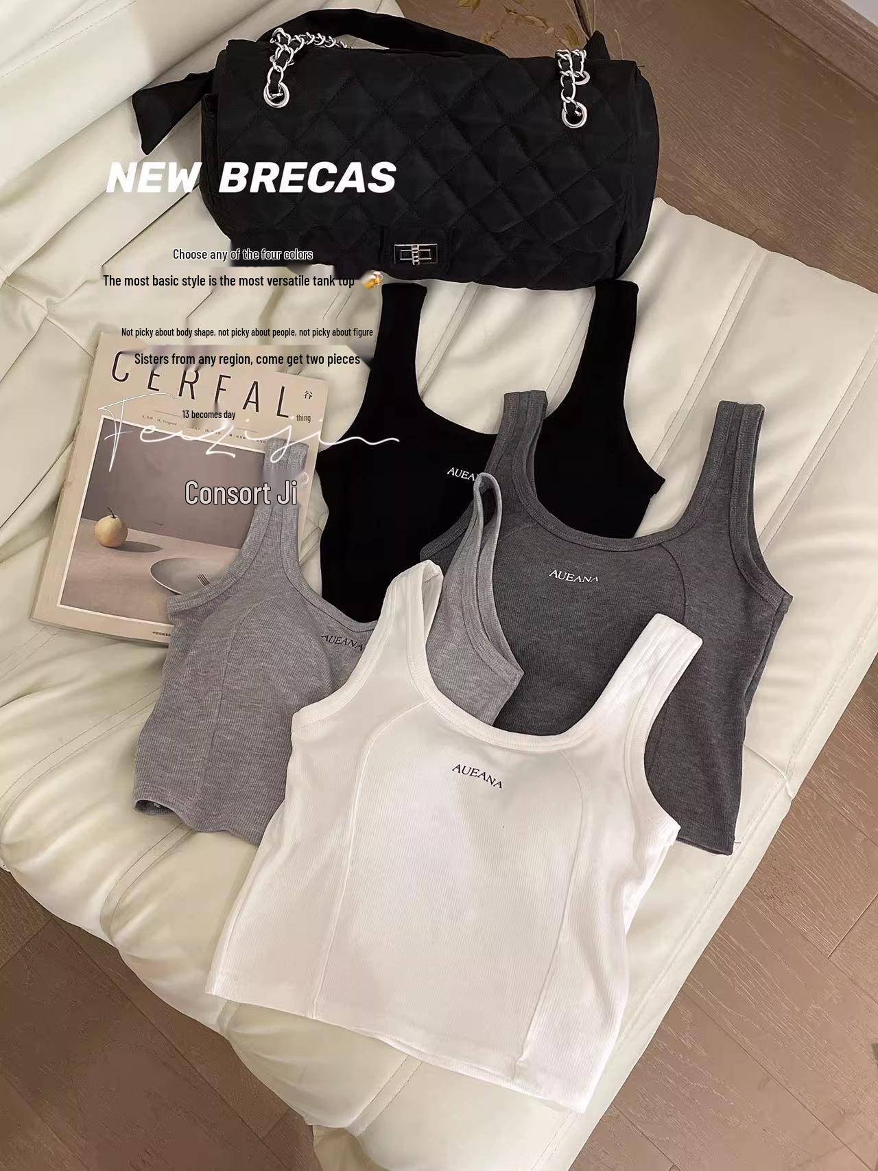 Women s Spaghetti Strap Cotton Vest with Chest Pads – Sleeveless Bra Top for Inner and Outer Wear Dark Gray - High Quality
Women s Spaghetti Strap Cotton Vest with Chest Pads – Sleeveless Bra Top for Inner and Outer Wear Dark Gray - High Quality