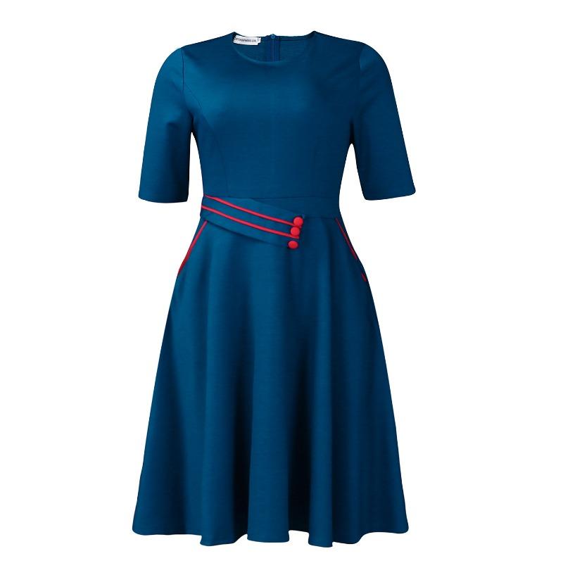 Women s New Fashion Short Sleeve Solid Color High Waist Swing African Dress XXXL
Women s New Fashion Short Sleeve Solid Color High Waist Swing African Dress XXXL