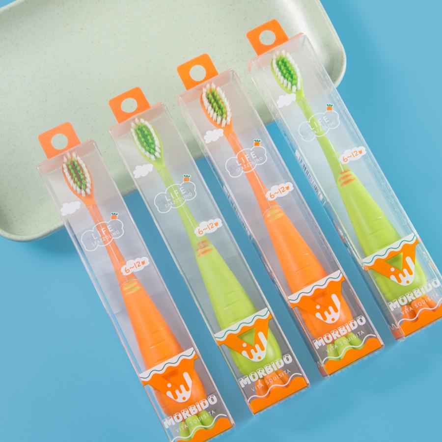 Children s soft-bristle toothbrush is suitable for ages 6-12. Carrot shape with comfortable grip. оранжевый
Children s soft-bristle toothbrush is suitable for ages 6-12. Carrot shape with comfortable grip. оранжевый