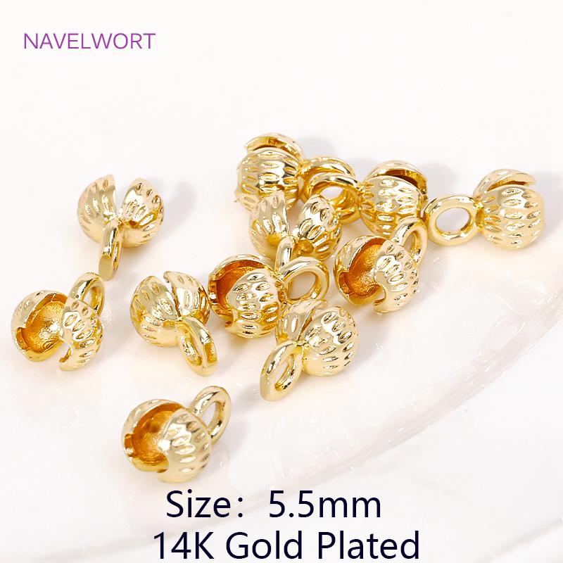 18K Gold Plated Crimp End Cap Stripe End Caps,Brass with Loop Crimp End Beads,For DIY Jewelry Making Accessories Findings 10 pieces
18K Gold Plated Crimp End Cap Stripe End Caps,Brass with Loop Crimp End Beads,For DIY Jewelry Making Accessories Findings 10 pieces