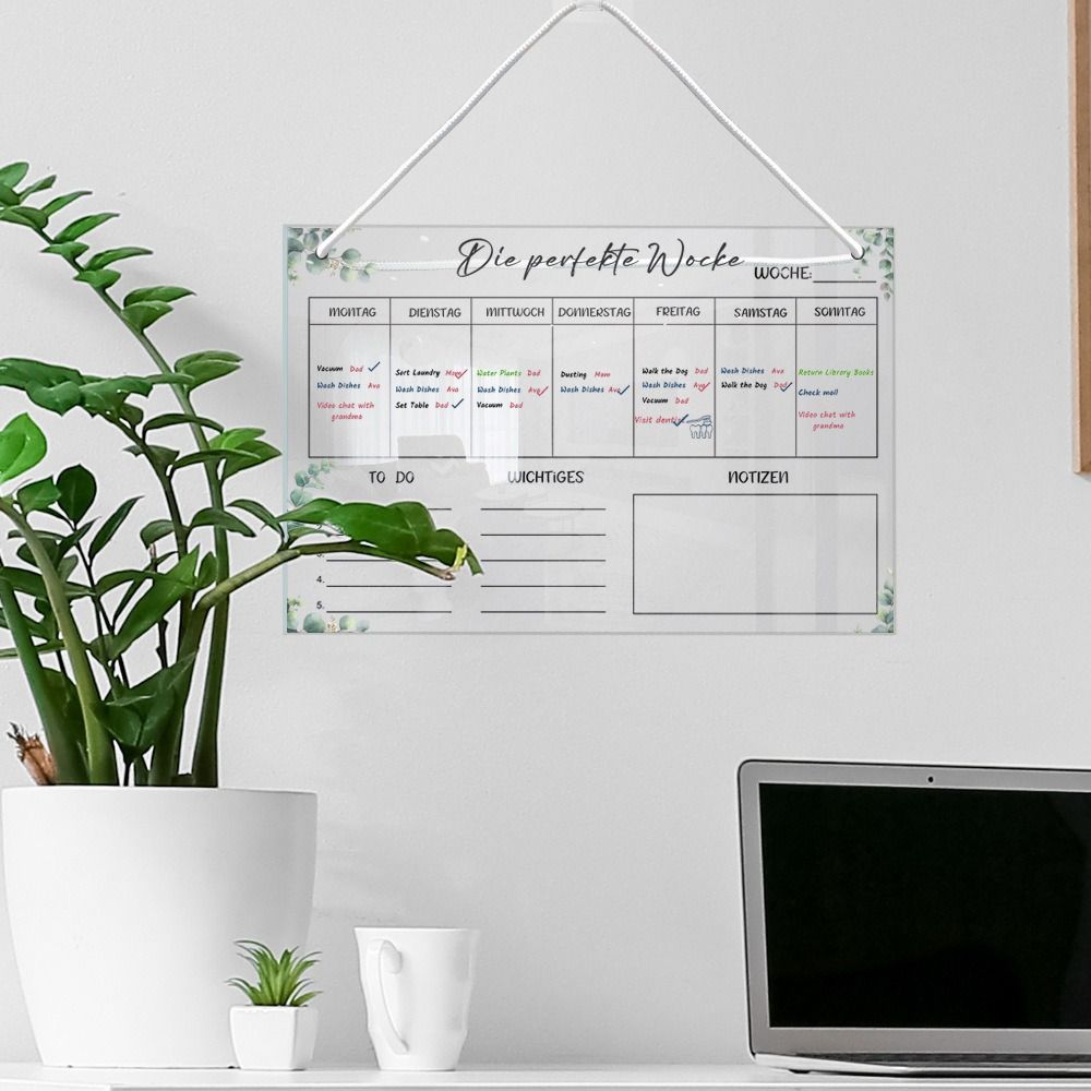 with 6 Pens Acrylic Note Message Board Clear Planning Note Board Fridge Calendar Fridge Style 8
with 6 Pens Acrylic Note Message Board Clear Planning Note Board Fridge Calendar Fridge Style 8