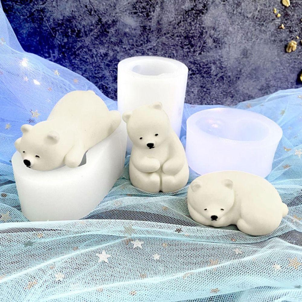 Epoxy Resin Clay Tools Handmade Polar Bear Candle Mold Silicone Mould Soap Making 3D Art Wax Mold 2
Epoxy Resin Clay Tools Handmade Polar Bear Candle Mold Silicone Mould Soap Making 3D Art Wax Mold 2