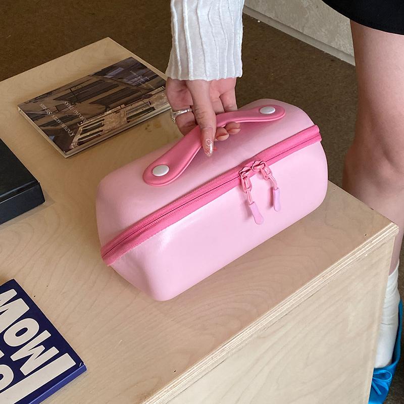 Fashion Large Capacity Capsule Cosmetic Bag Colorful Portable Travel Makeup Bags Luxury Design Toilery Washing Bags for Women рожевий
Fashion Large Capacity Capsule Cosmetic Bag Colorful Portable Travel Makeup Bags Luxury Design Toilery Washing Bags for Women рожевий