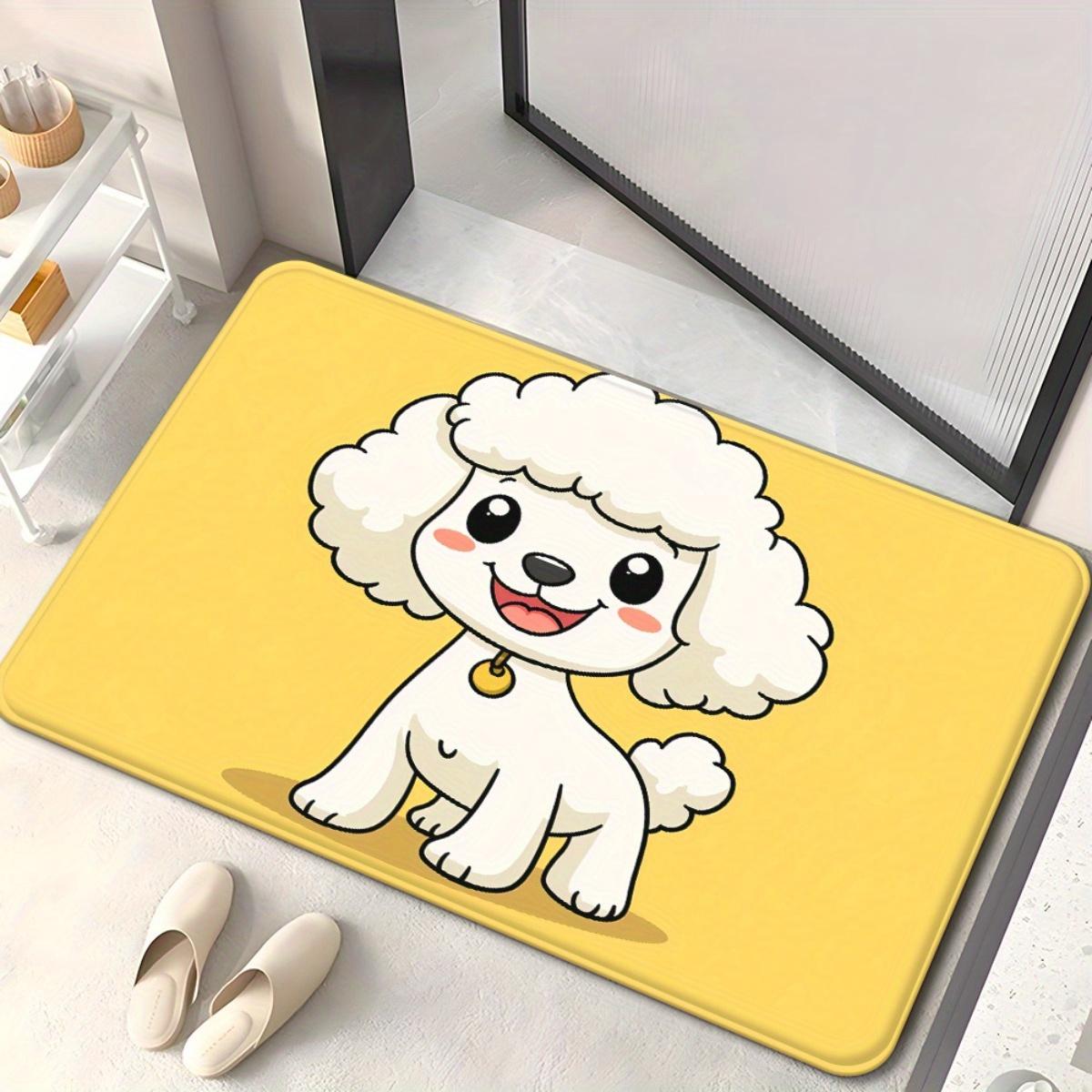 1pc Cute Poodle Yellow Doormat Non-Slip Absorbent Microfiber Rug for Bathroom Bedroom Living Room Outdoor 40x60cm
1pc Cute Poodle Yellow Doormat Non-Slip Absorbent Microfiber Rug for Bathroom Bedroom Living Room Outdoor 40x60cm