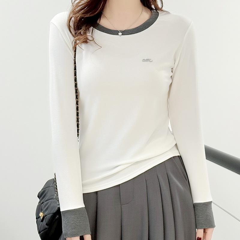 2026 new long-sleeve women s t-shirt, color-blocked base shirt, slim-fit inner top M белый
2026 new long-sleeve women s t-shirt, color-blocked base shirt, slim-fit inner top M белый