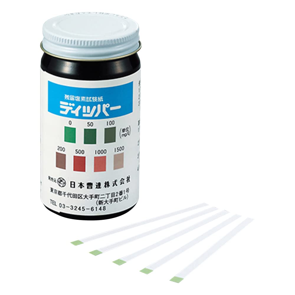 Nippon Soda Residual Chlorine Test Paper Dipper 0-1500mg/L /3-4741-01
Nippon Soda Residual Chlorine Test Paper Dipper 0-1500mg/L /3-4741-01