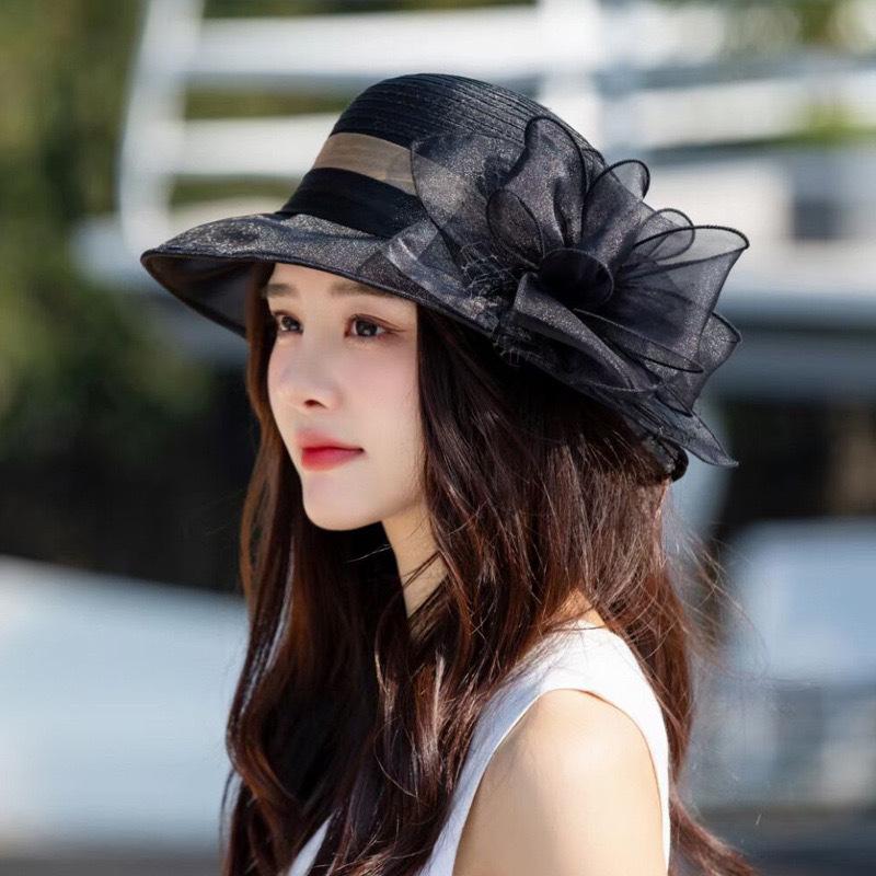 Элегантная женская шляпа от солнца из органзы с цветочными акцентами - дышащая, с защитой от УФ-излучения, для путешествий на свежем воздухе, летняя, женская, элегантная, шляпа от солнца One Size чёрный
Элегантная женская шляпа от солнца из органзы с цветочными акцентами - дышащая, с защитой от УФ-излучения, для путешествий на свежем воздухе, летняя, женская, элегантная, шляпа от солнца One Size чёрный