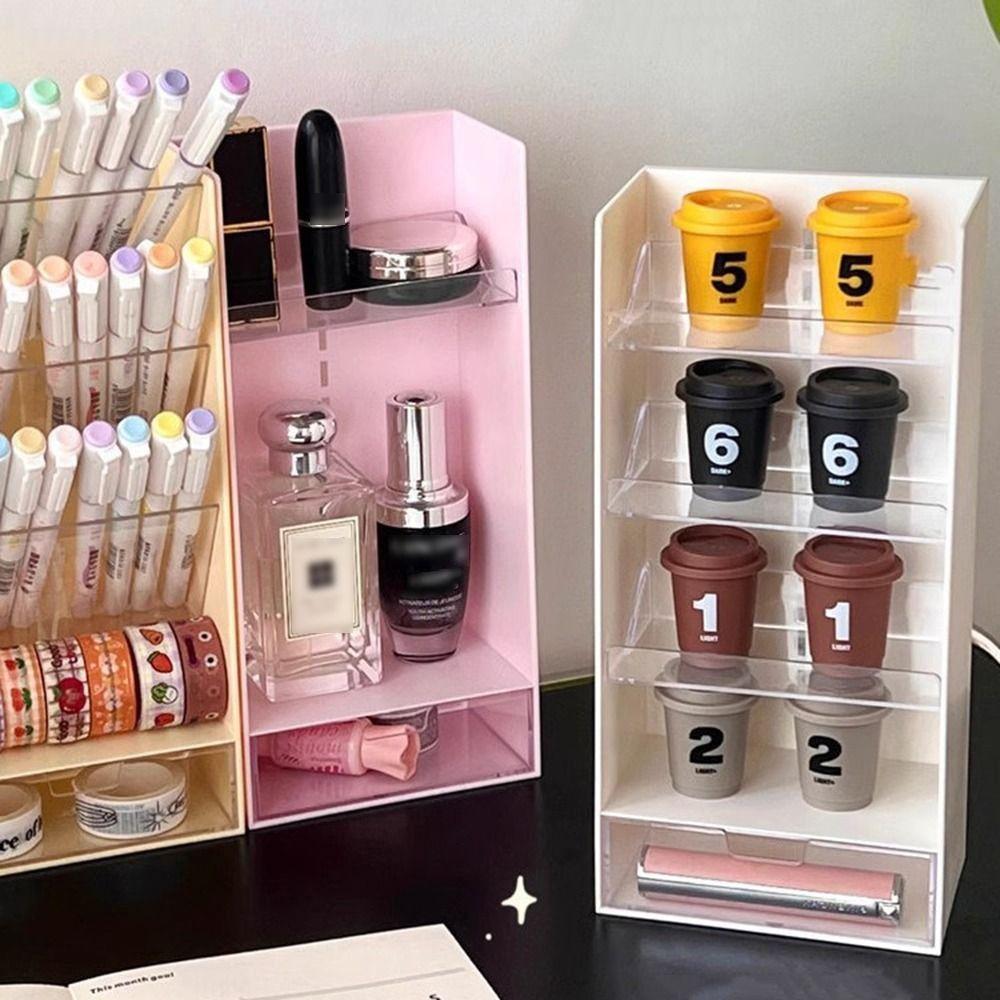 3 Tier Plastic Desk Organizer 6 Compartments Stationary Storage Rack Desktop Display Shelf Home Yellow-Style 2
3 Tier Plastic Desk Organizer 6 Compartments Stationary Storage Rack Desktop Display Shelf Home Yellow-Style 2