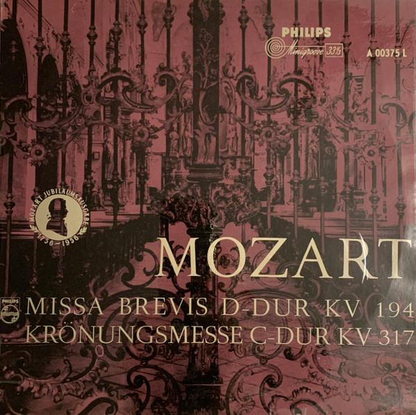 LP Record MOZART Missa Brevis Ddur Kv 194 Kronung A00375L Philips 1956 Germany Classical Used
LP Record MOZART Missa Brevis Ddur Kv 194 Kronung A00375L Philips 1956 Germany Classical Used