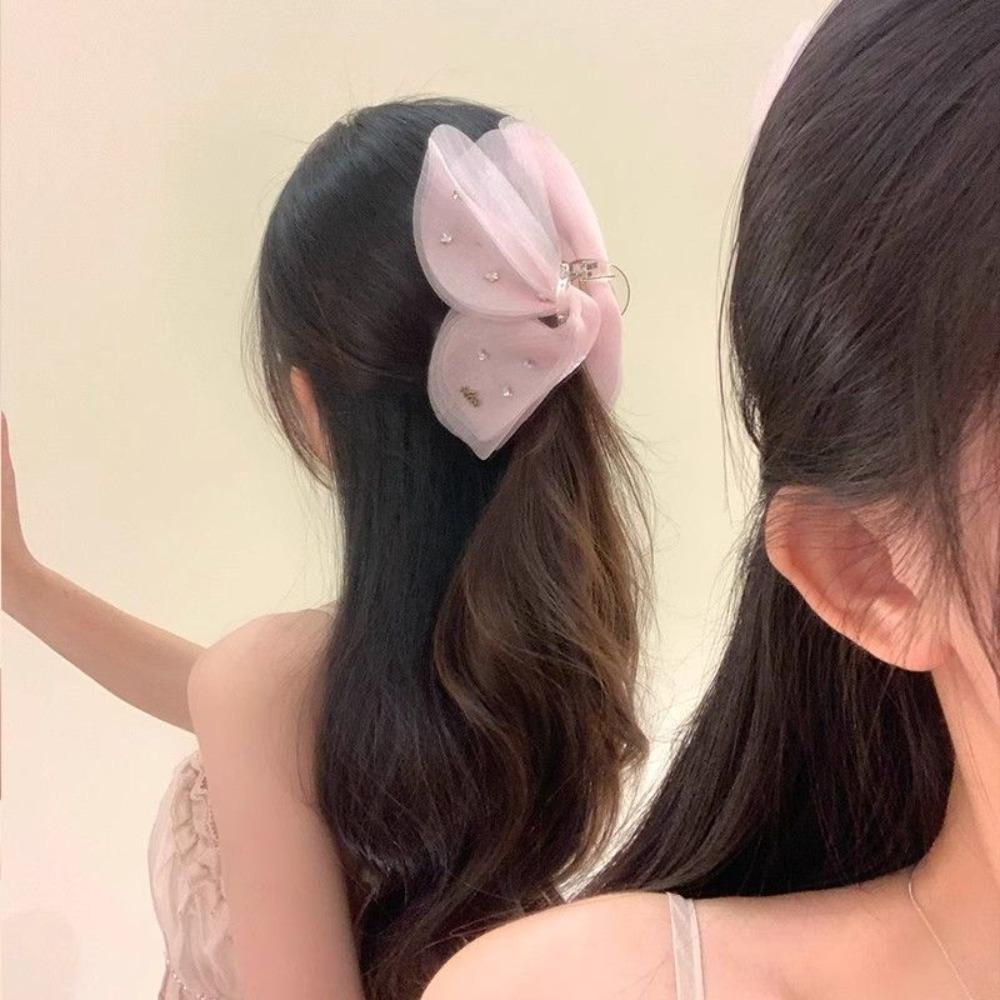 Sweet Rhinestone Mesh Shark Clip Cloth Women Hairgrips Fashion Butterfly Petals Hair Claw Women розовый
Sweet Rhinestone Mesh Shark Clip Cloth Women Hairgrips Fashion Butterfly Petals Hair Claw Women розовый