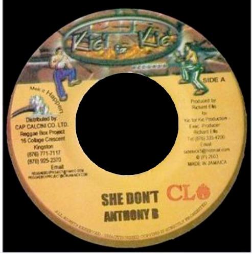 7inch Record ANTHONY B - She Don t NONE Kic For Kic R 2003 Jamaica Reggae, Ska & Dub Used
7inch Record ANTHONY B - She Don t NONE Kic For Kic R 2003 Jamaica Reggae, Ska & Dub Used