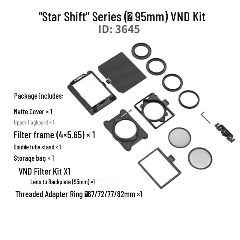 SmallRig Star-Shift Series 95mm VND Kit
SmallRig Star-Shift Series 95mm VND Kit