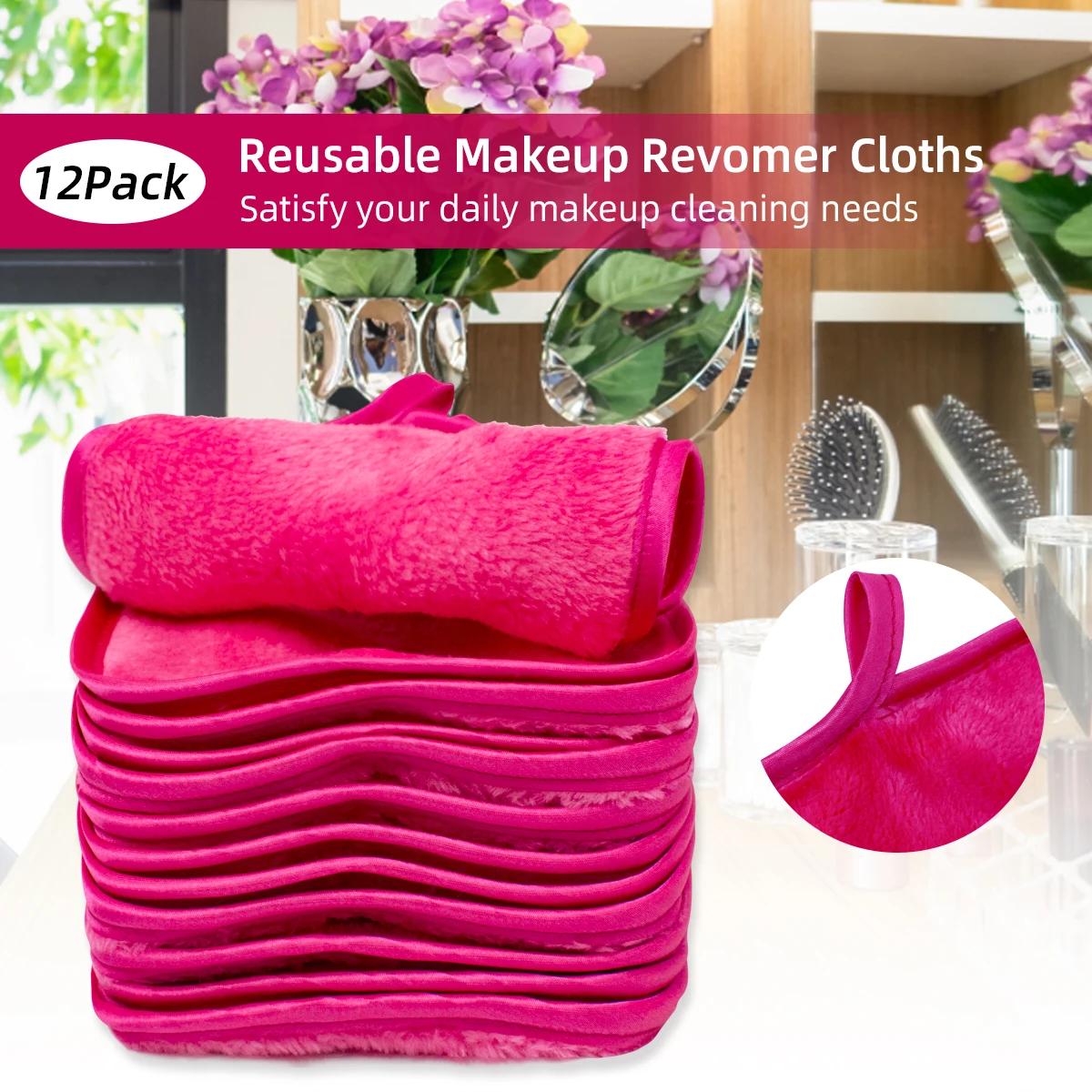12Pcs Makeup Remover Pads Reusable Facial Pads Makeup Eraser Microfiber Facial Towel Face Cleaner Cleaning Wipes Skincare Beauty Яскраво-рожевий
12Pcs Makeup Remover Pads Reusable Facial Pads Makeup Eraser Microfiber Facial Towel Face Cleaner Cleaning Wipes Skincare Beauty Яскраво-рожевий