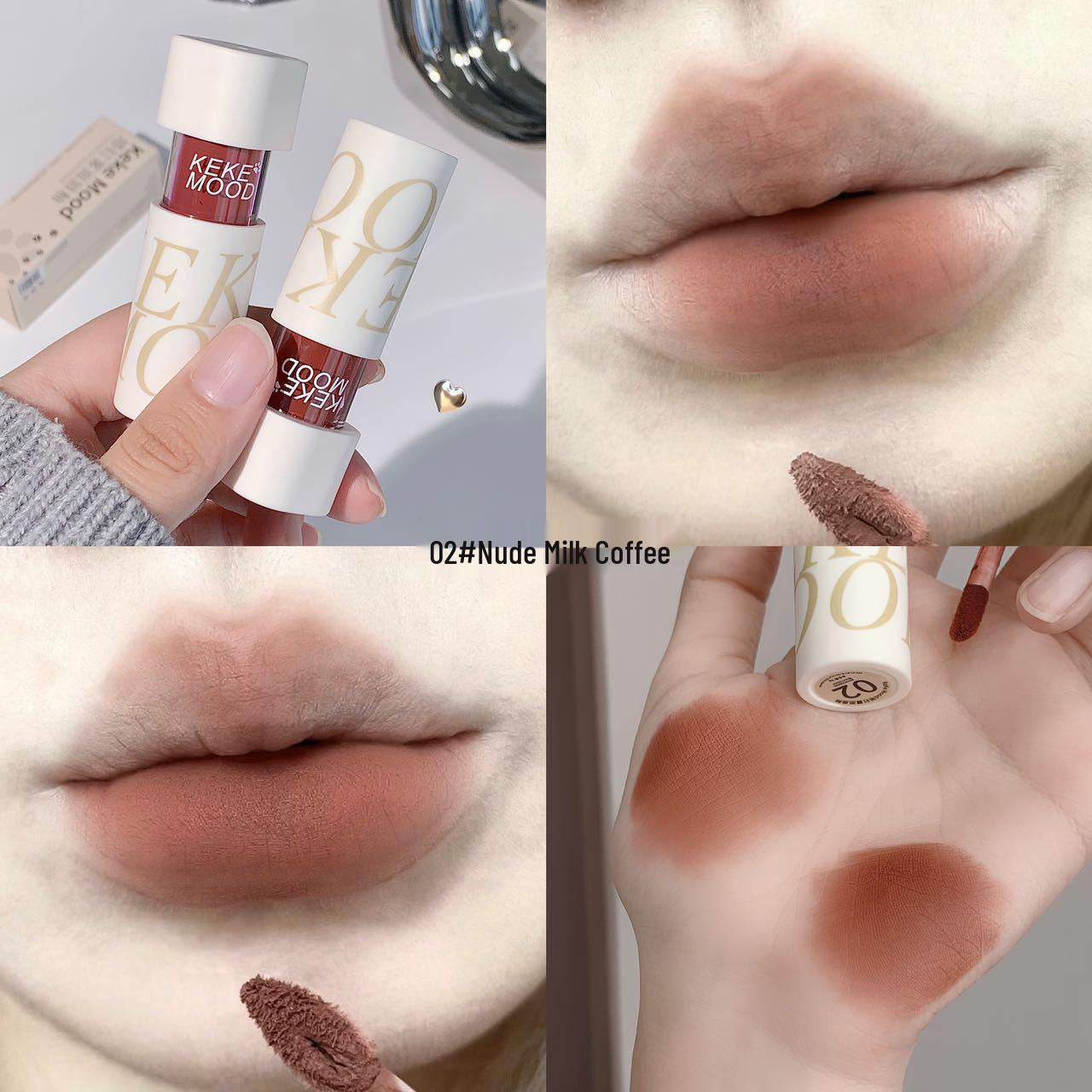 Kekemood Matte Velvet Lip Glaze - Long-lasting, Studded, Whitening Lipstick
Kekemood Matte Velvet Lip Glaze - Long-lasting, Studded, Whitening Lipstick