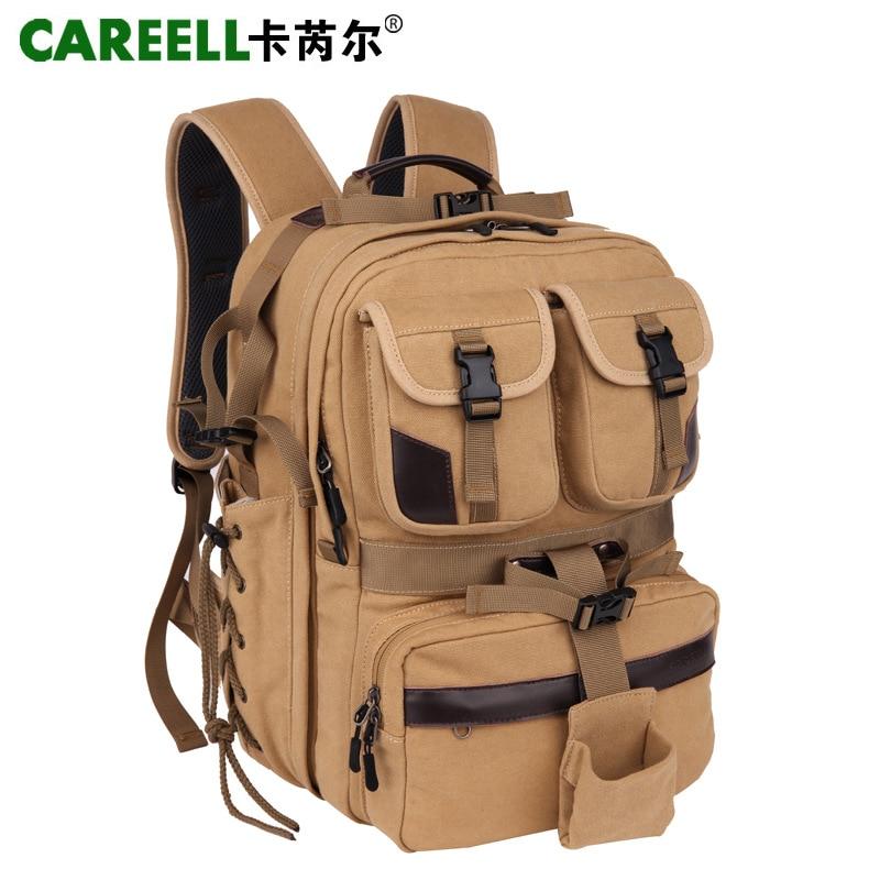 CAREELL Холщовая цифровая большая сумка для цифровой зеркальной фотокамеры, профессиональная камера, дорожный фоторюкзак с двумя плечами для Nikon, Canon, Sony
CAREELL Холщовая цифровая большая сумка для цифровой зеркальной фотокамеры, профессиональная камера, дорожный фоторюкзак с двумя плечами для Nikon, Canon, Sony