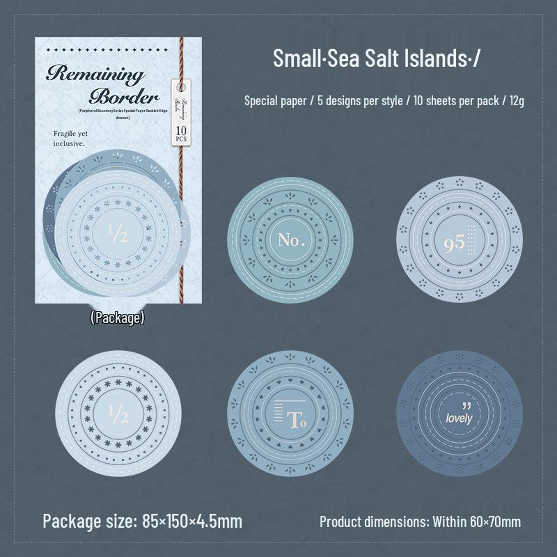 Ketchup Girl Tearable Border Stickers: 6 Designs, 10 Sheets - Peripheral Vision Series.
Ketchup Girl Tearable Border Stickers: 6 Designs, 10 Sheets - Peripheral Vision Series.