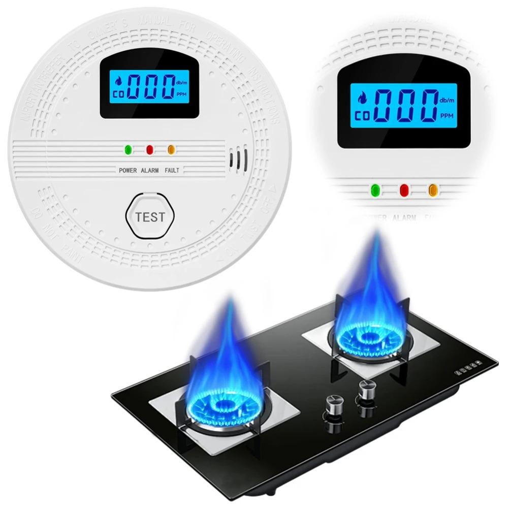 LCD Digital Display 2 in 1 CO Smoke Detector Audible Alarm CO Sensor CO Gas Monitor Alarm Home Use білий
LCD Digital Display 2 in 1 CO Smoke Detector Audible Alarm CO Sensor CO Gas Monitor Alarm Home Use білий