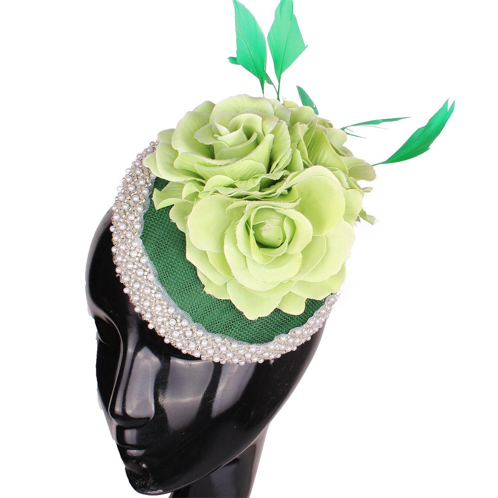 New European And American Style Retro Bridal Headdress, Head Flower Top Hat, Catwalk, Socialite Flower Boutique Hair Accessories, Headband зелений
New European And American Style Retro Bridal Headdress, Head Flower Top Hat, Catwalk, Socialite Flower Boutique Hair Accessories, Headband зелений