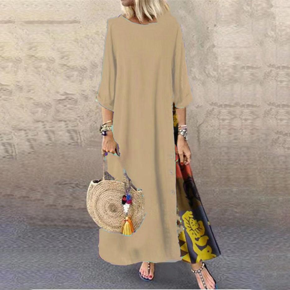 Этнический стиль, винтажное платье для женщин, длинное платье, свободная модная повседневная элегантная женская одежда, уличная одежда больших размеров M хаки
Этнический стиль, винтажное платье для женщин, длинное платье, свободная модная повседневная элегантная женская одежда, уличная одежда больших размеров M хаки