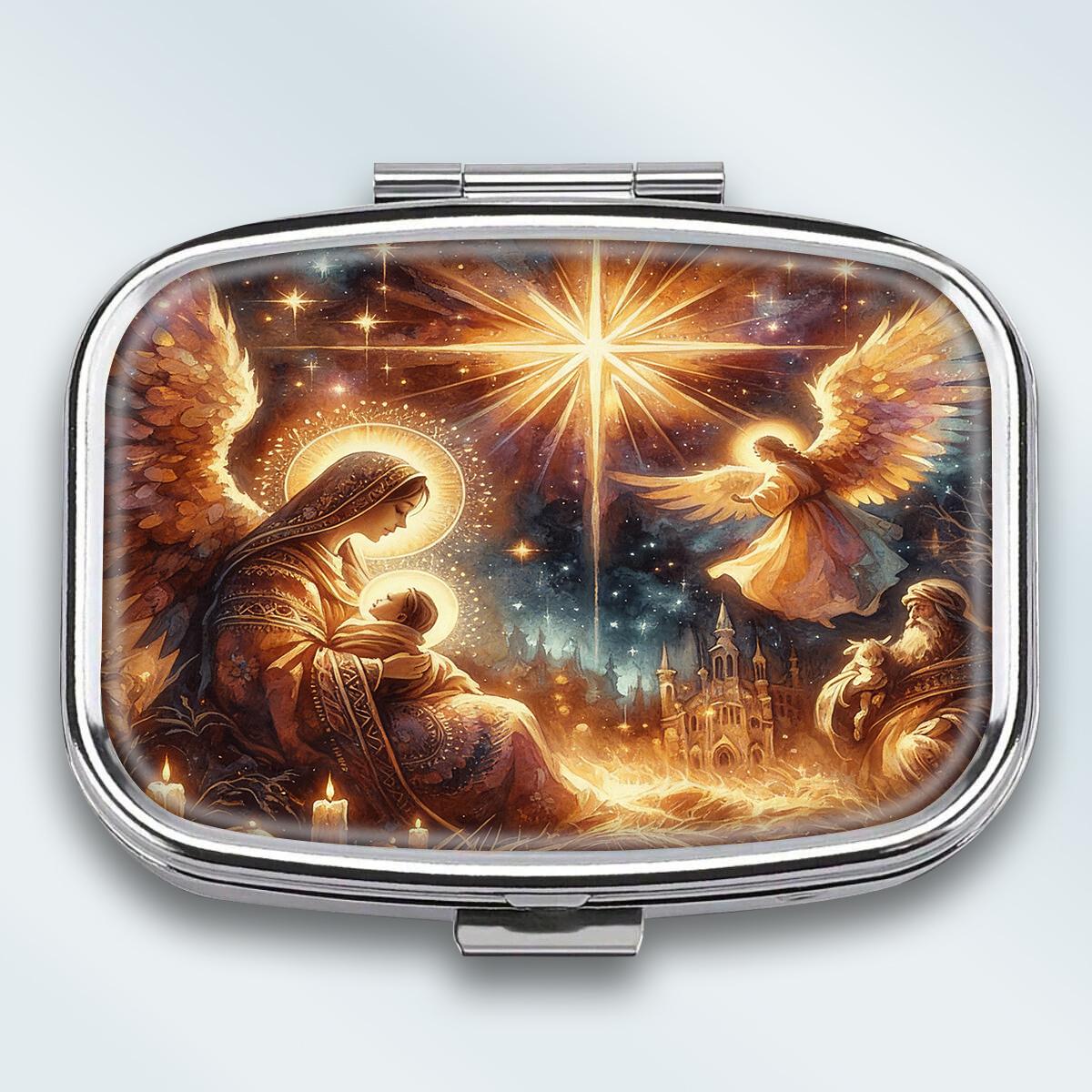 Portable Pill Box with 2 Compartments, Mini Metal Medicine Organizer Case, Cute Printed Pill Container for Vitamins, Pills, Jewelry, Travel, Daily Use різнокольоровий
Portable Pill Box with 2 Compartments, Mini Metal Medicine Organizer Case, Cute Printed Pill Container for Vitamins, Pills, Jewelry, Travel, Daily Use різнокольоровий