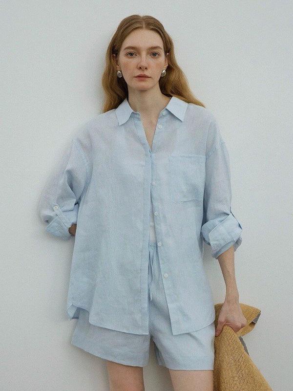 Countome Summer Linen Oversized Shirt & Shorts Set Extra Large
Countome Summer Linen Oversized Shirt & Shorts Set Extra Large