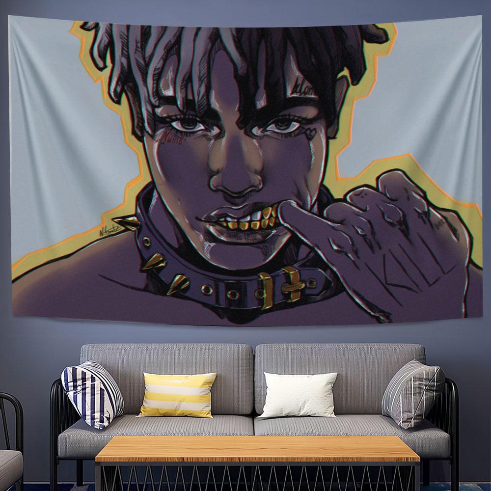 TXXXTentacion Background Tapestry Hip Hop Rapper Wall Decor For Party Bedroom Dorm and Headboard Decoration 74x94cm(29x37in)
TXXXTentacion Background Tapestry Hip Hop Rapper Wall Decor For Party Bedroom Dorm and Headboard Decoration 74x94cm(29x37in)
