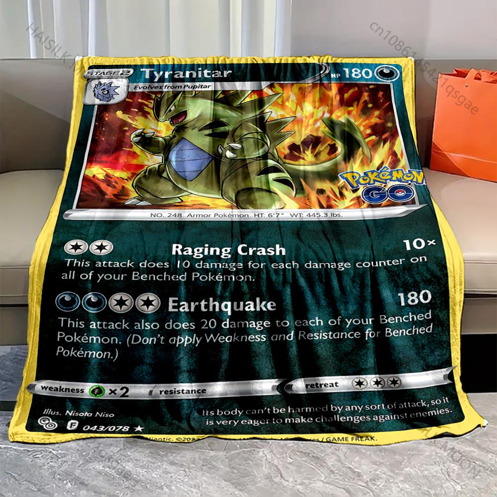 Next Day Shipping Pokemon Cards Blanket with Tyranitar Print, Fluffy Soft Blanket for Adult Kids Bedroom LivingRoom Sofa Blanket 75x90cm
Next Day Shipping Pokemon Cards Blanket with Tyranitar Print, Fluffy Soft Blanket for Adult Kids Bedroom LivingRoom Sofa Blanket 75x90cm