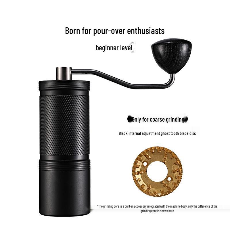 49mm Titanium Ghost Tooth Flat Blade Hand-Crank Coffee Grinder
49mm Titanium Ghost Tooth Flat Blade Hand-Crank Coffee Grinder