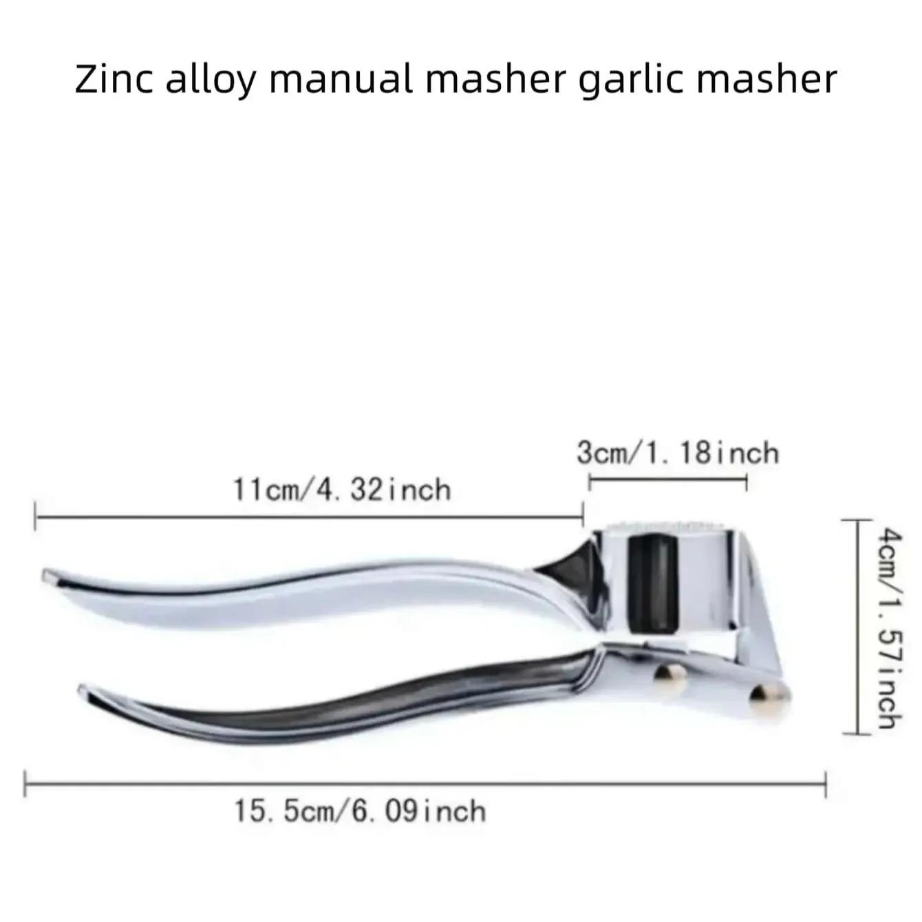 Прес для часнику з нержавіючої сталі Прес для часнику Кухонні інструменти Аксесуари Ручна соковижималка для імбиру Ручний прес Інструмент Подрібнювач часнику срібний
Прес для часнику з нержавіючої сталі Прес для часнику Кухонні інструменти Аксесуари Ручна соковижималка для імбиру Ручний прес Інструмент Подрібнювач часнику срібний