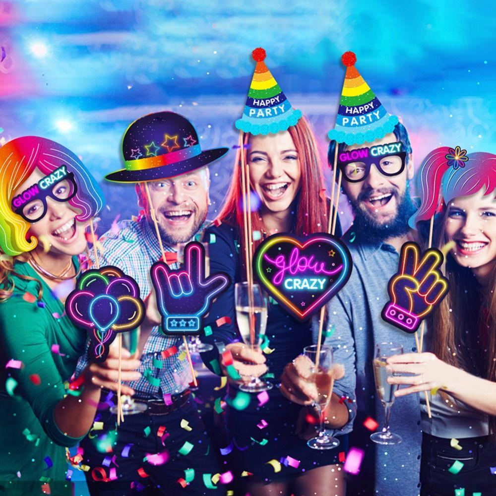 Glow Theme Party Festive Color Photobooth Accessories Party Supplies Photo Props For Birthday 25pcs/set
Glow Theme Party Festive Color Photobooth Accessories Party Supplies Photo Props For Birthday 25pcs/set