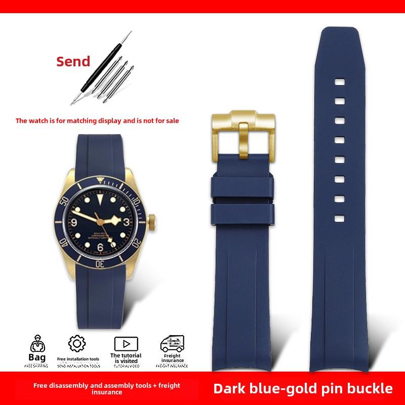 20-мм вигнутий фторкаучуковий ремінець для Tudor 1958 Biwan 39 циферблат M79030N M79018V BB58 Navy Blue GMT високоякісний гумовий ремінець FKM 20mm For 39mm dial
20-мм вигнутий фторкаучуковий ремінець для Tudor 1958 Biwan 39 циферблат M79030N M79018V BB58 Navy Blue GMT високоякісний гумовий ремінець FKM 20mm For 39mm dial
