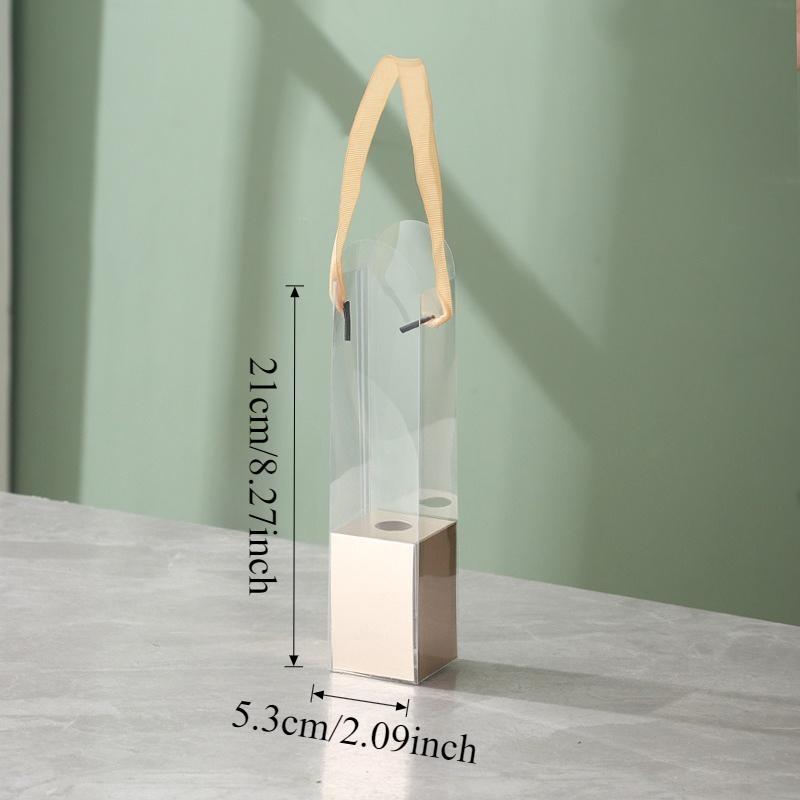 5PCS Set Portable Clear Plastic Flower Boxes Transparent Handheld Rose Gift Box for Bouquet Packaging Small Floral DIY Case Bags 5pcs
5PCS Set Portable Clear Plastic Flower Boxes Transparent Handheld Rose Gift Box for Bouquet Packaging Small Floral DIY Case Bags 5pcs