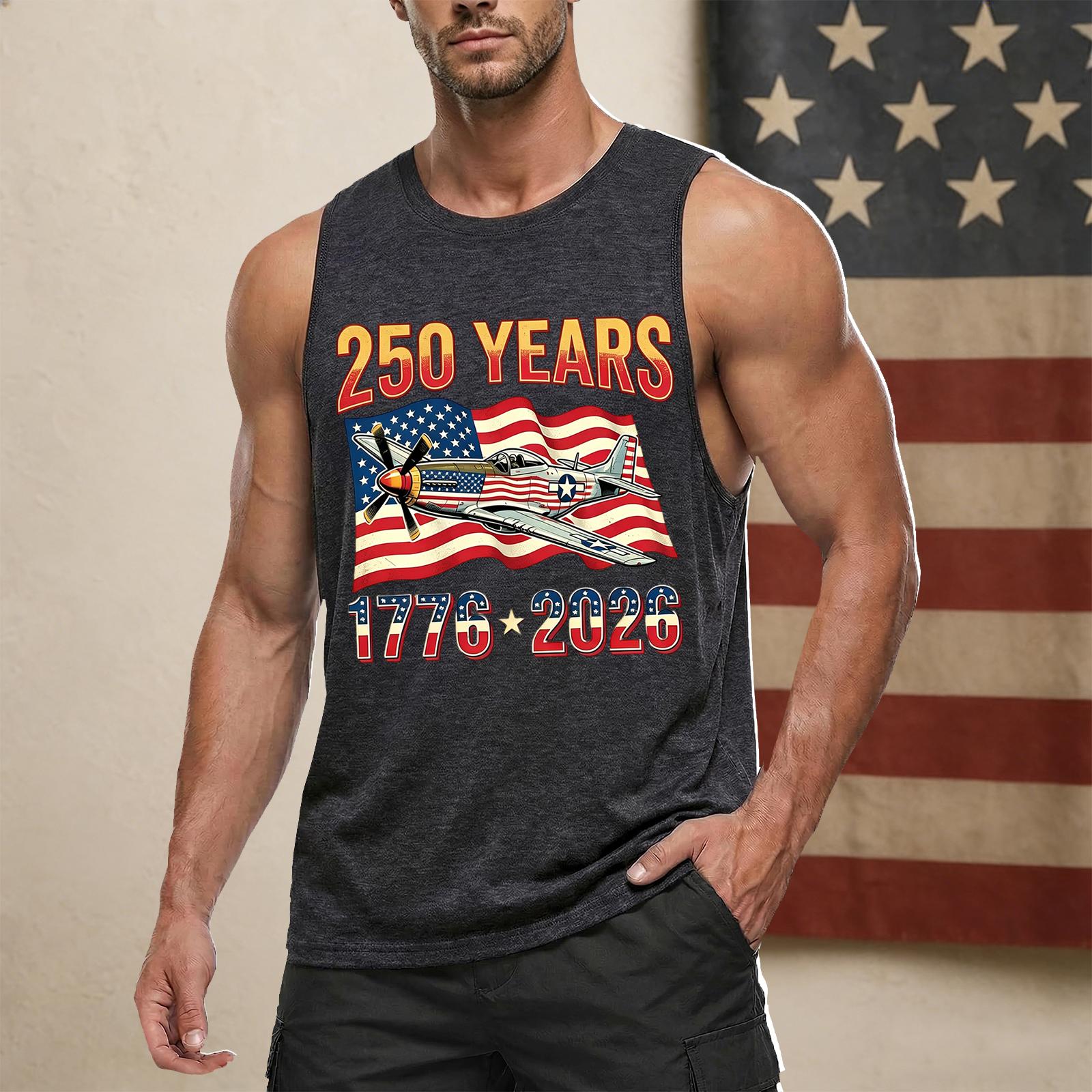 Men s Casual Sleeveless Tank Top Crew Neck Independence Day Graphic Print 250 Years 1776 2026 Lightweight Summer Shirt XL
Men s Casual Sleeveless Tank Top Crew Neck Independence Day Graphic Print 250 Years 1776 2026 Lightweight Summer Shirt XL