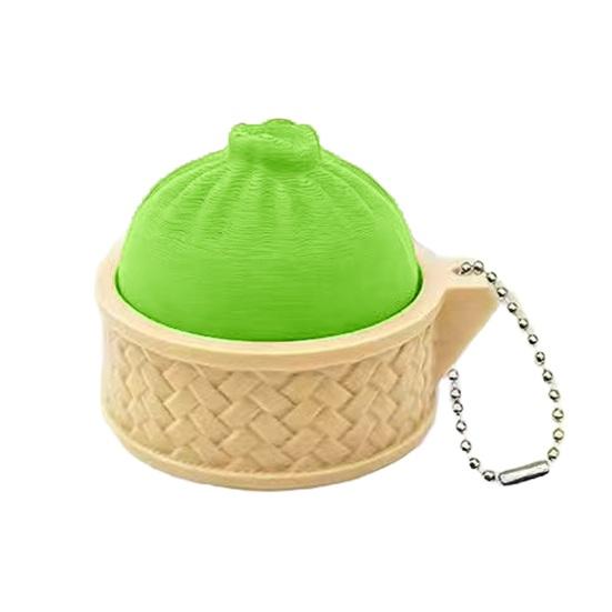 3D Printed Dumpling Squeeze Toy Keychain, Dumpling Stress Balls with Steamer, Cute Anxiety Relief Toy, Soft Squeeze Decompression Dough, Simulation зелений
3D Printed Dumpling Squeeze Toy Keychain, Dumpling Stress Balls with Steamer, Cute Anxiety Relief Toy, Soft Squeeze Decompression Dough, Simulation зелений