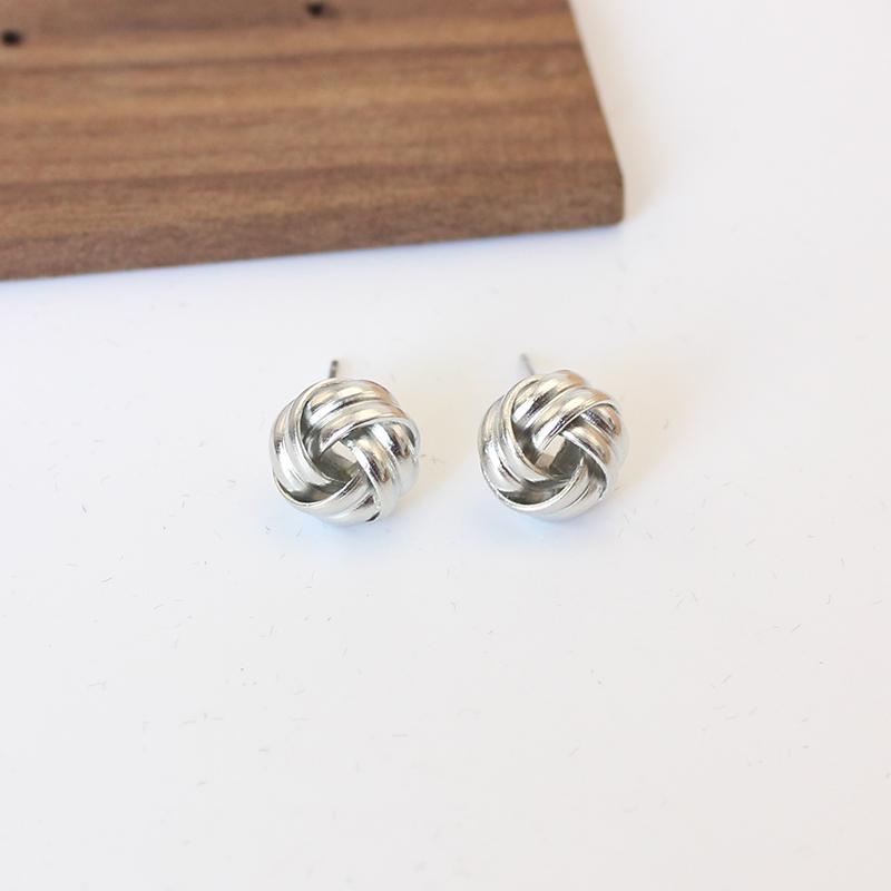 Hiphop Punk Mini Twist Knit Knot Ball Stud Earring for Women Small Gold Color Female Twine Ear Zircon Christmas Gift Brincos
Hiphop Punk Mini Twist Knit Knot Ball Stud Earring for Women Small Gold Color Female Twine Ear Zircon Christmas Gift Brincos