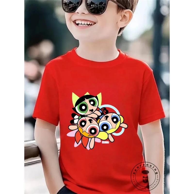 Children s Clothing T-shirt, Powerpuff Girls Series Cute Children s and Girls Summer Clothing Top 160
Children s Clothing T-shirt, Powerpuff Girls Series Cute Children s and Girls Summer Clothing Top 160