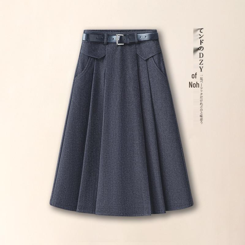 Elegant Coffee Woolen Pleated A-line Midi Skirt for Women - 2026 Spring/Autumn Fashion 2XL / Recommended for 125-135 jin серый
Elegant Coffee Woolen Pleated A-line Midi Skirt for Women - 2026 Spring/Autumn Fashion 2XL / Recommended for 125-135 jin серый