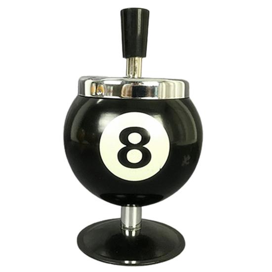 Ash Case Large Windproof Heat Resistant Three Bayonets with Lid Fashion Pool Billiard Ball Design Ashtray Ornament for Bar чорний
Ash Case Large Windproof Heat Resistant Three Bayonets with Lid Fashion Pool Billiard Ball Design Ashtray Ornament for Bar чорний