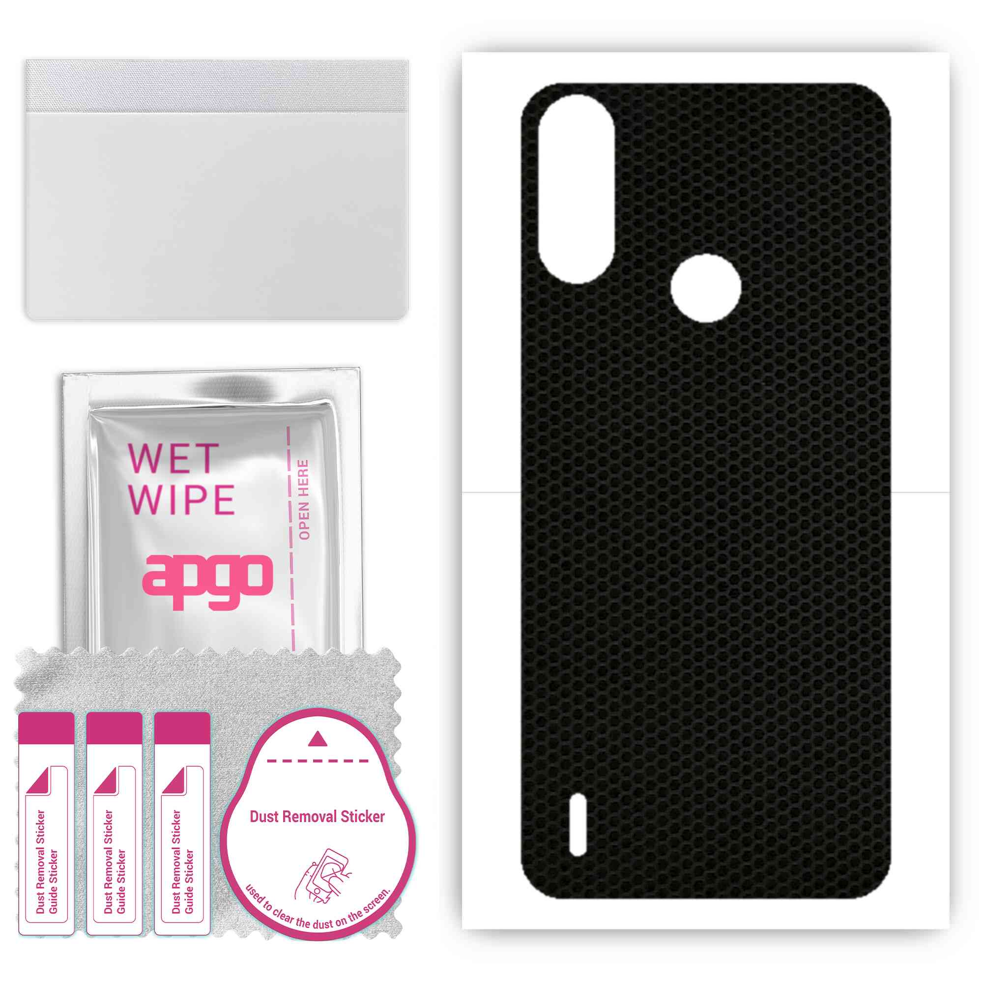 apgo Protective Skin Sticker for the back compatible with Motorola Moto E7 Power, Wrap Film, Foil, Vinyl - Pattern Matrix
apgo Protective Skin Sticker for the back compatible with Motorola Moto E7 Power, Wrap Film, Foil, Vinyl - Pattern Matrix