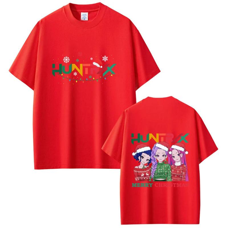 Kpop Devil Hunter Rumi Mira Zoey T-shirt with Men s and Women s Pattern Prints, High-quality Pure Cotton Short-sleeved 4XL
Kpop Devil Hunter Rumi Mira Zoey T-shirt with Men s and Women s Pattern Prints, High-quality Pure Cotton Short-sleeved 4XL