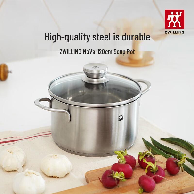 ZWILLING 20cm Stainless Steel Soup Pot with Steamer
ZWILLING 20cm Stainless Steel Soup Pot with Steamer