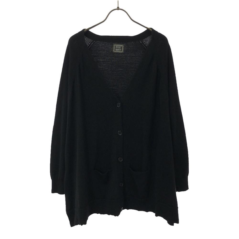 STUSSY wool Long sleeve V neck knit cardigan S black Women Used
STUSSY wool Long sleeve V neck knit cardigan S black Women Used